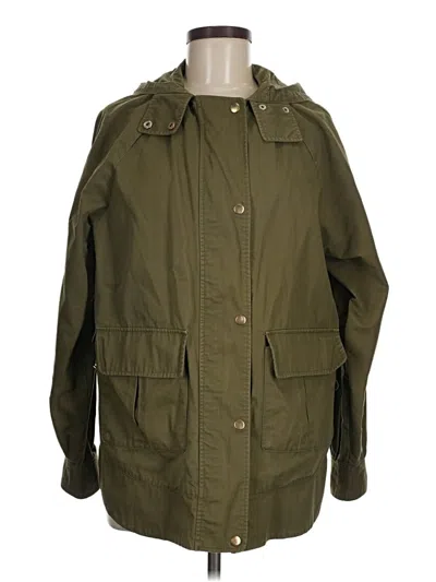 Pre-owned Love Tree Raincoat In Green