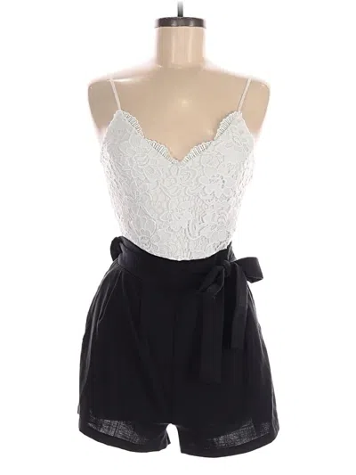 Pre-owned Love Tree Romper In Black