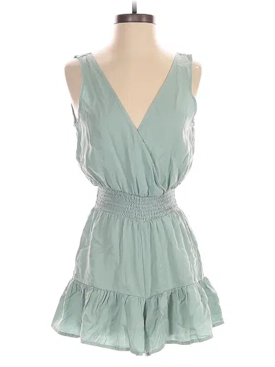 Pre-owned Love Tree Romper In Blue