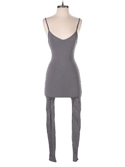 Pre-owned Love Tree Romper In Gray