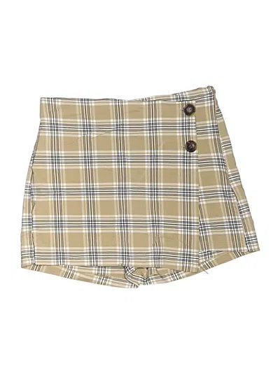 Pre-owned Love Tree Skort In Gold