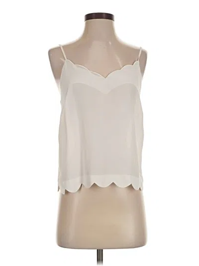 Pre-owned Love Tree Sleeveless Blouse In Ivory