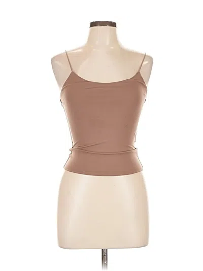 Pre-owned Love Tree Sleeveless Top Brown Sweetheart Neckline Tops