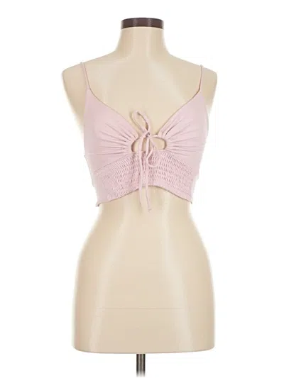 Pre-owned Love Tree Sleeveless Top Pink Sweetheart Neckline Tops