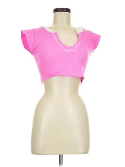 Pre-owned Love Tree Sleeveless T-shirt In Pink