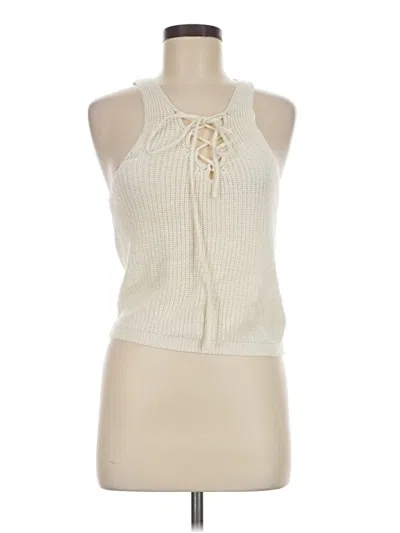 Pre-owned Love Tree Sweater Vest In Ivory
