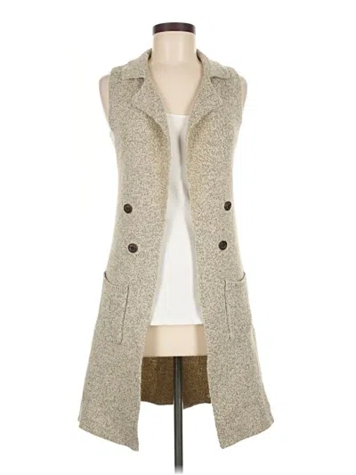 Pre-owned Love Tree Sweater Vest In Tan