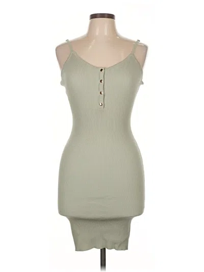 Pre-owned Love Tree Tank Top Green Strapless Neckline Tops