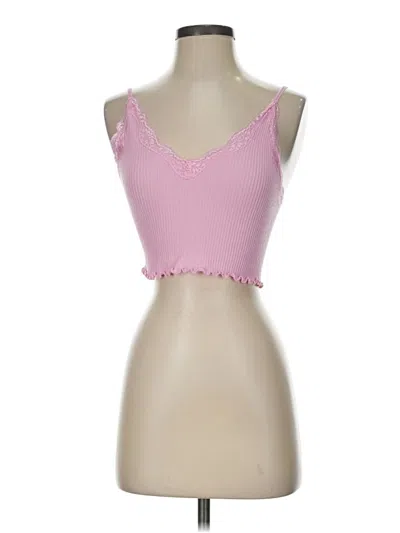 Pre-owned Love Tree Tank Top Pink Sweetheart Neckline Tops