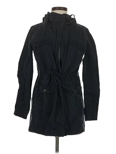 Pre-owned Love Tree Trenchcoat In Black