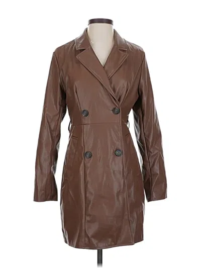 Pre-owned Love Tree Trenchcoat In Brown