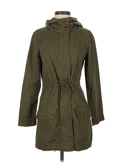 Pre-owned Love Tree Trenchcoat In Green