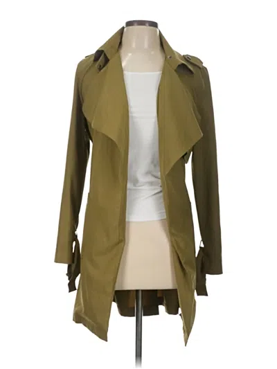 Pre-owned Love Tree Trenchcoat In Green
