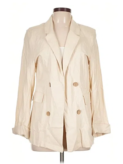 Pre-owned Love Tree Trenchcoat In Ivory