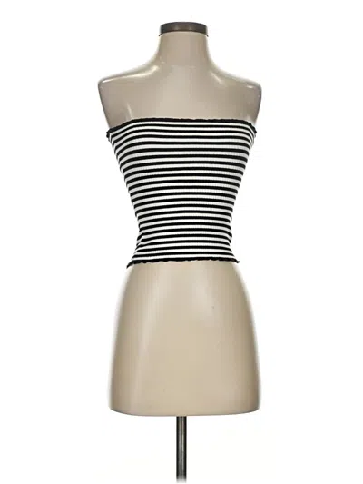 Pre-owned Love Tree Tube Top Ivory Strapless Neckline Tops