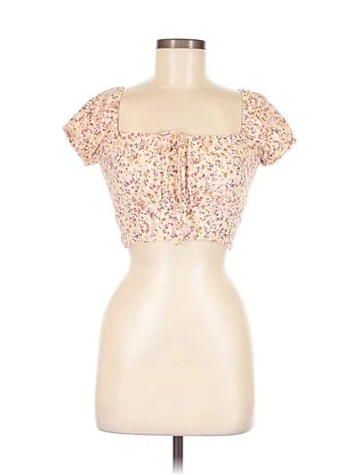 Pre-owned Love Tree Tube Top Pink Sweetheart Neckline Tops