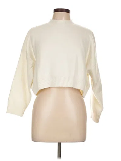 Pre-owned Love Tree Turtleneck Sweater In Ivory