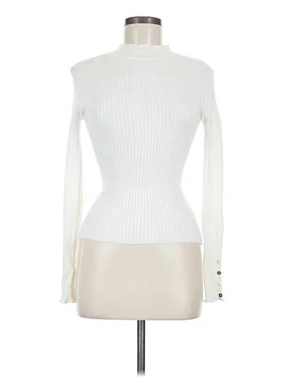 Pre-owned Love Tree Turtleneck Sweater In Ivory