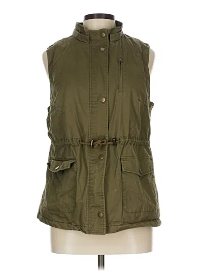 Pre-owned Love Tree Vest In Brown