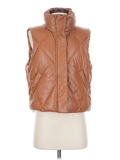 Pre-owned Love Tree Vest In Brown