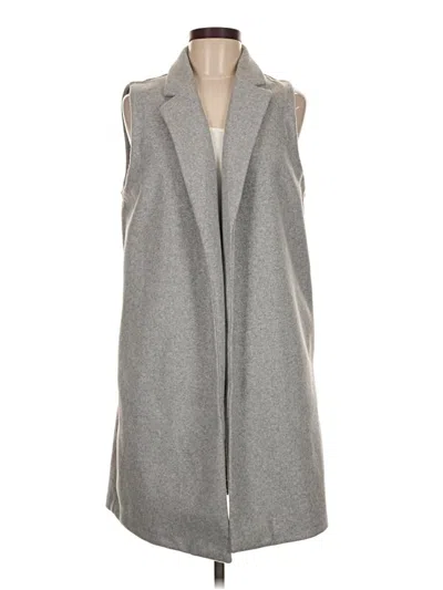Pre-owned Love Tree Vest In Gray