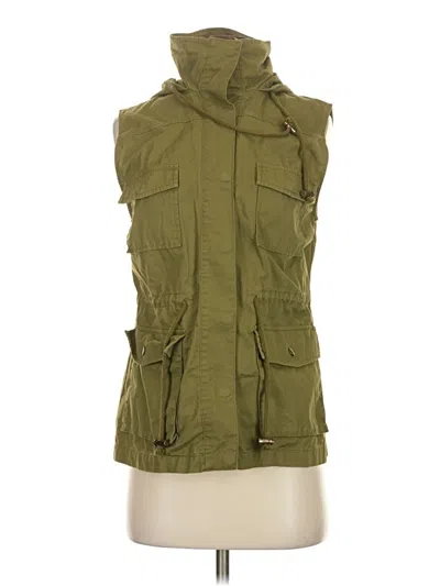 Pre-owned Love Tree Vest In Green