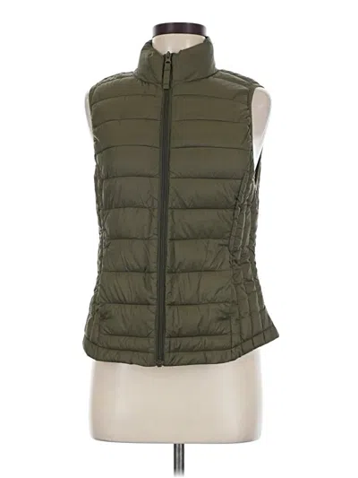 Pre-owned Love Tree Vest In Green