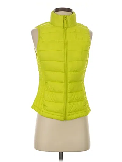 Pre-owned Love Tree Vest In Green