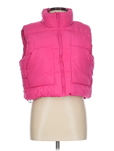 Pre-owned Love Tree Vest In Pink