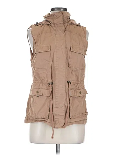 Pre-owned Love Tree Vest In Tan