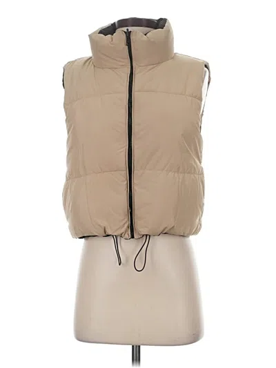 Pre-owned Love Tree Vest In Tan
