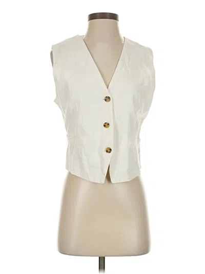 Pre-owned Love Tree Vest In White