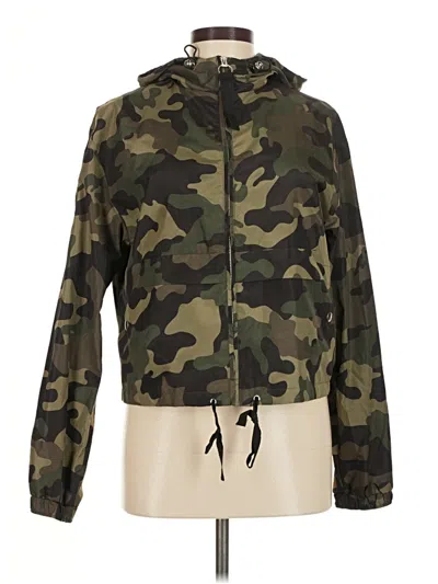 Pre-owned Love Tree Windbreaker Jacket In Green