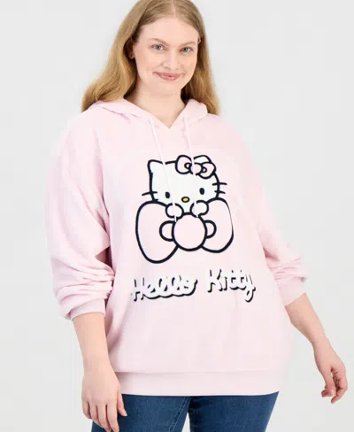 Love Tribe Kids' Girls' Plus Hello Kitty Long-sleeve Hoodie In Pink