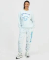 Love Tribe Juniors Cinnamoroll Sweatshirt Joggers In Blue