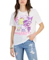 Love Tribe Juniors' Hello Kitty And Friends Graphic T-shirt In White