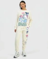 Love Tribe Juniors Hello Kitty Friends Sweatshirt Joggers In White