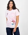 Love Tribe Juniors' Hello Kitty My Melody T-shirt In Pink