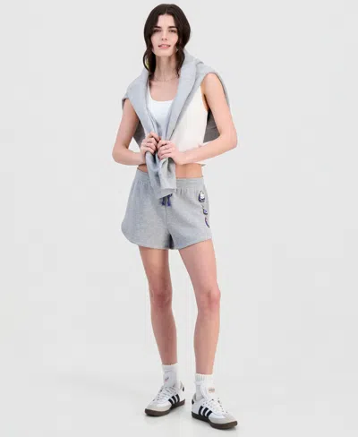 Love Tribe Juniors' Hello Kitty Sailor Friends High-rise Graphic Fleece Shorts In Multi