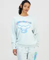 Love Tribe Women's Cinnamoroll Graphic Print Fleece Sweatshirt In Blue