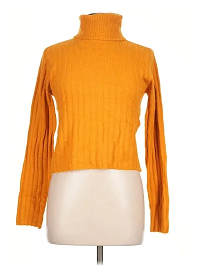Pre-owned Love Turtleneck Sweater In Orange