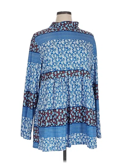 Pre-owned Love U Dear Long Sleeve Turtleneck In Blue