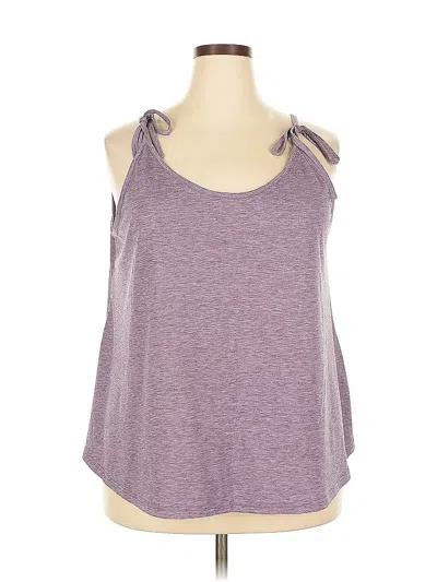Pre-owned Love U Dear Sleeveless Top Purple Halter Neckline Tops