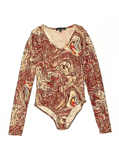 Pre-owned Love University Bodysuit In Gold