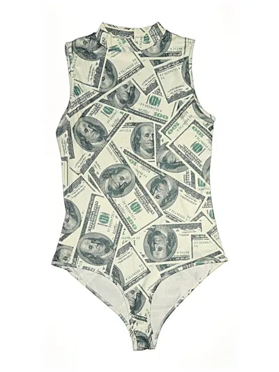 Pre-owned Love University Bodysuit In Green