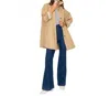 Love Wednesday Camille French Trench Coat In Camel In Brown