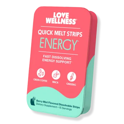 Love Wellness Energy Quick Melt Strips