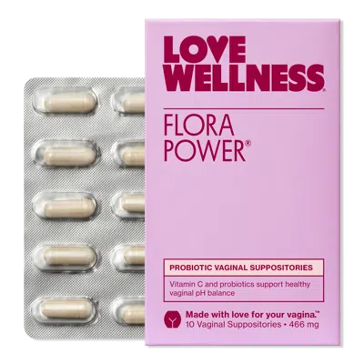 Love Wellness Flora Power: Probiotic Vaginal Suppositories