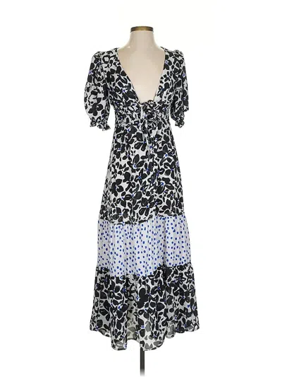 Pre-owned Love, Whit By Whitney Port Casual Dress In Blue