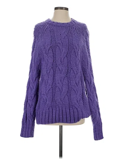 Pre-owned Love, Whit By Whitney Port Pullover Sweater In Purple